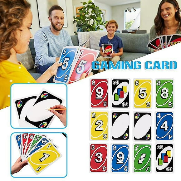 Uno Giant Family Card Game With Oversized Cards Card Game For 2-10 Players Home Party