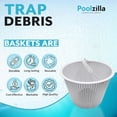 thumbnail image 3 of Poolzilla 1 Pack 8" Weighted Skimmer Basket for SP1070, Heavy Duty Skimmer Basket for Pool Maintenance, Included Weight and Handle for Ease of Use, 3 of 6