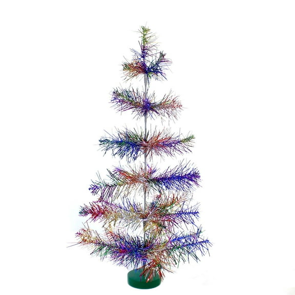 Cody Foster 29.00In S Rainbow Mylar Tabletop Tree, Mylar, 2 Ft Pride Christmas Lbgtqia Ms2133mir