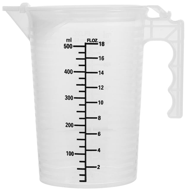 Taza medidora reutilizable, taza medidora de líquidos de gran capacidad, accesorio para hornear