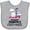 AC-Heather Grey, variant on Inktastic Grandpa First Mate Grandchild Sailing Boys or Girls Baby Bib