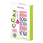 Coconut Nail Art by Incoco Nail Polish Strips, Patriot Dream