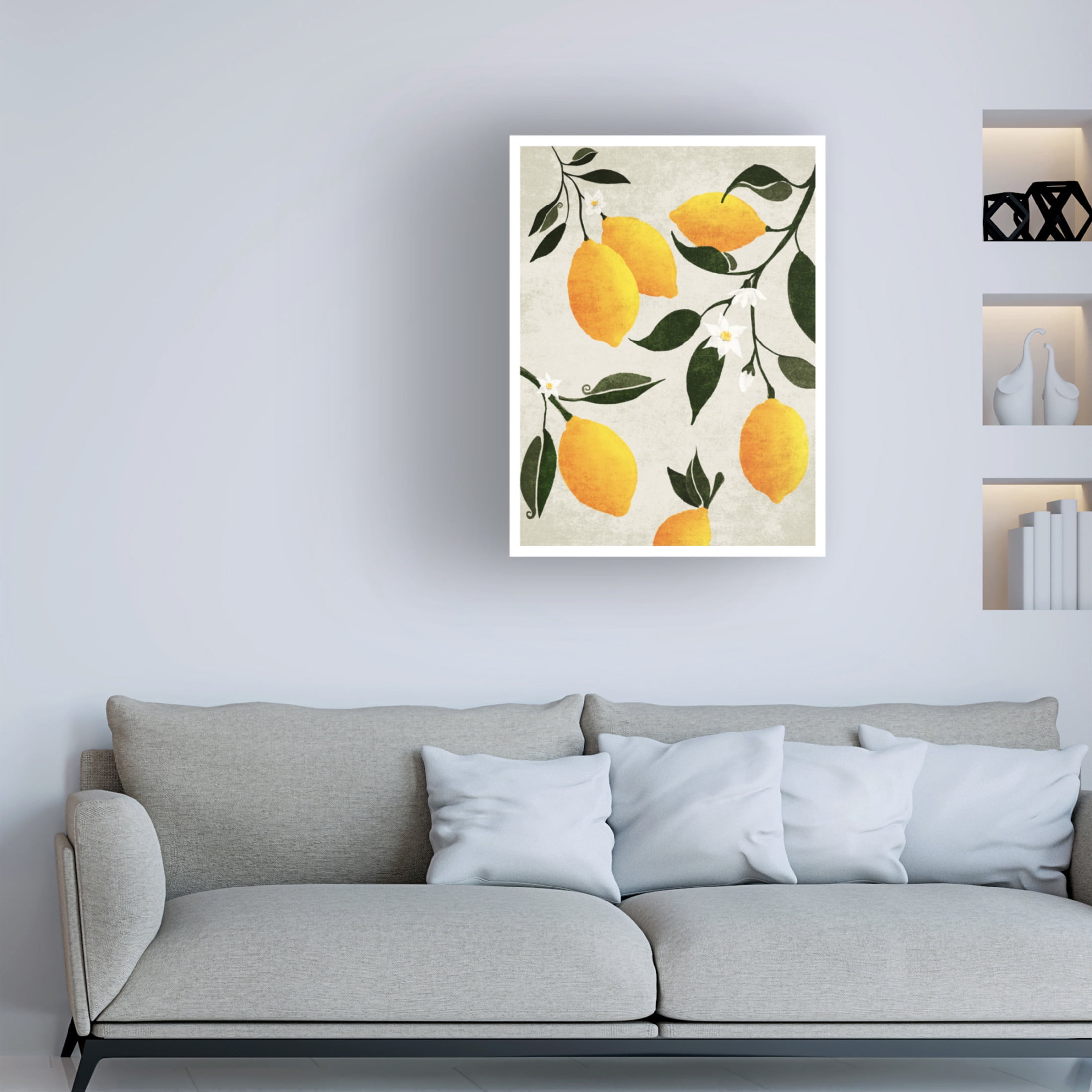 Trademark Fine Art Emel Tunaboylu Rectangle 15 Canvas Wall Art