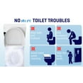 thumbnail image 6 of Leptil Disposable Toilet Lid Cover, White 60 count, 6 of 6