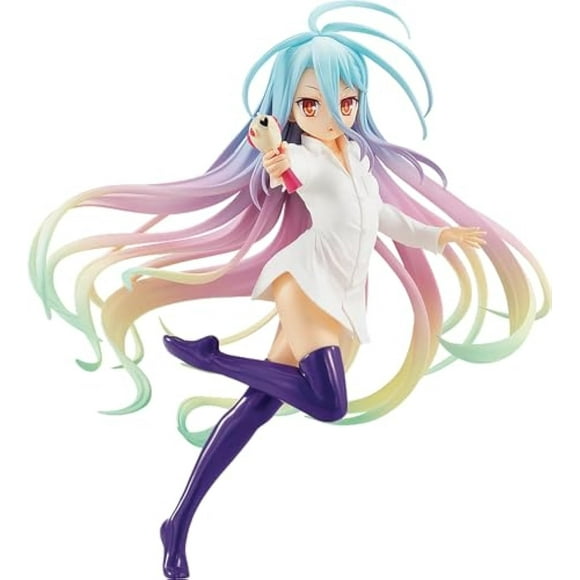 Shiro with Water Cannon Figure PVC Action Girl Figure Anime Game Figure Ornaments,7 inches Action Figures Adult Kids Figure Gift