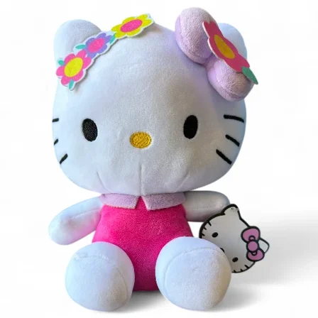 Hello Kitty Plush 8.5-Inch Sanrio Doll with Flower Headband