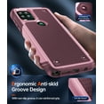thumbnail image 4 of LeYi For Moto G Stylus 5G Case 2021: 2 Pack Screen Protectors, 12ft Drop Protection- Pink, 4 of 7