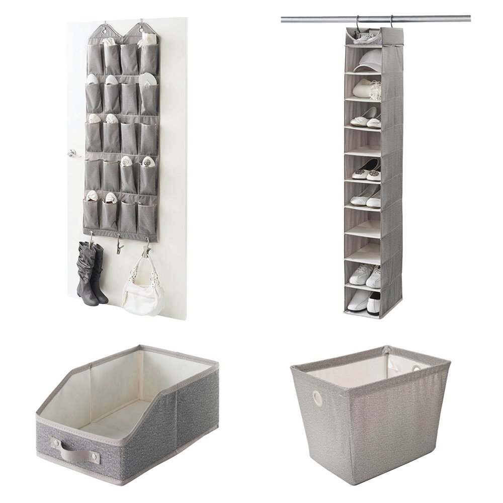 Neatfreak Harmony Twill Collection Closet Organizer, Shoe Organizer