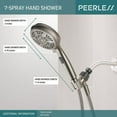 thumbnail image 2 of Peerless 7-Setting Hand Shower in Brushed Nickel 76730SN, 2 of 10