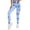 Sky Blue, variant on Women Tie Dye High Waisted Butt Lifting Leggings Tummy Control Squat Proof Yoga Pants Soft Stretch Workout Running Athletic Gym Pants for Women