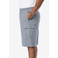 thumbnail image 2 of KingSize Men's Big & Tall Lightweight Jersey Cargo Shorts, 2 of 6