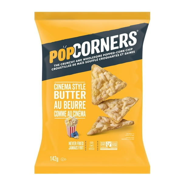 Croustilles de maïs éclaté de PopCorners - beurre