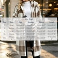 thumbnail image 2 of ibuvkizy Womens Buffalo Plaid Fuzzy Long Fleece Coat,Lapel Collar Button Up Teddy Sherpa Warm Oversized Winter Hooded Outer Jacket with Pockets,2XL, 2 of 6