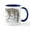 White/Navy Inside, variant on CafePress - Snow Leopard Mug - 11 oz Ceramic Mug - Novelty Coffee Tea Cup
