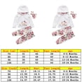 thumbnail image 6 of Jxzom Baby Beautiful Floral Long-sleeve Hoodie Pants and Headband Set, 6 of 6