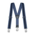 thumbnail image 1 of Buyless Fashion Bretelles Texturées Robustes pour Hommes - Sangles Ajustables de 48 Pouces 1 1/4 Pouces - Forme en Y, 1 of 7