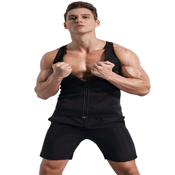 Men's Neoprene Sport Corset Vest Chest Trainer 1Pc Fitted Workout