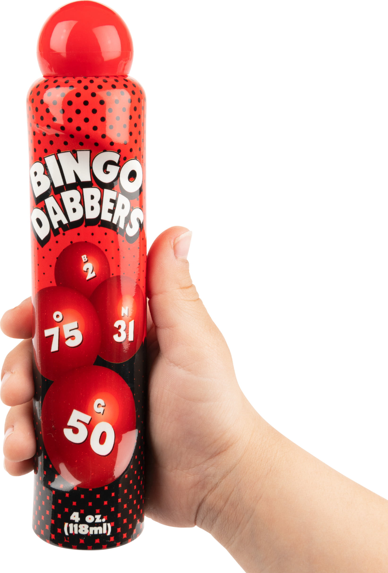 Single Bright Big Fun Games Coloured Tickets Tallon Large Red Bingo Dabber 