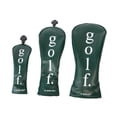 thumbnail image 2 of 3 fundas de madera para palos de golf, fundas de madera para palos de golf, accesorios de golf portátiles antidesgaste Verde, 2 of 9