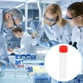 thumbnail image 6 of 20mL Plastic Test Tubes, 30 Pack Frozen Test Tube Graduated Vial Container Storage Screw Cap, Red Clear, 6 of 6