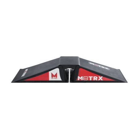 M8TRX SPORTS 2-in-1 Skateboard and Bike Ramp, Scooter Compatible, Ages 5+