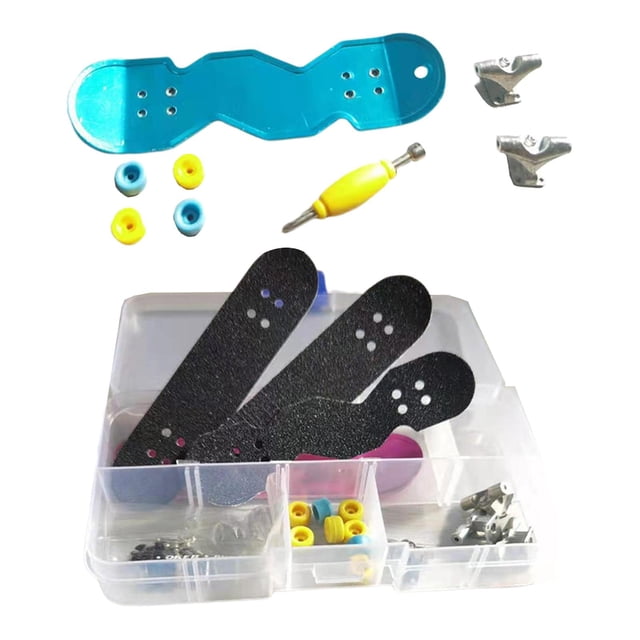 Monopatín juego de juguete DIY Zulema Color aleatorio Mini tabla de patinaje con dedos
