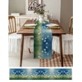 thumbnail image 3 of ERUNPONLY Spring Floral Table Runner - 70 Inch Long Modern Oil Painting Farmhouse Flower Cotton and Linen Blended Dress Scarves Farmhouse Table Runner for Kitchen Dining, Coffee Table, 13"x70", 3 of 8
