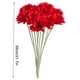 thumbnail image 2 of Flor Simulación de crisantemo artificial, oficina en casa, decoración floral falsa, adorno de boda, rojo oscuro 10 Piezas Speravity HA8120-05B, 2 of 6