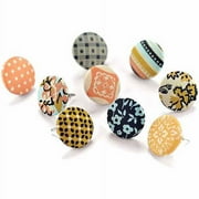 Basic Grey Lucille Stitched Brads, 9/pkg