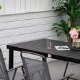 thumbnail image 6 of 6.2' Outdoor Table with Foot Pads / Won't Scratch Patio Floors, 6 of 6