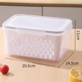 thumbnail image 3 of LCXmlly Food Storage Colander Extend Freshness Produce Saver Containers Drain Basket Food Storage Bins for Fridge Reduce Spoilage Stackable, 3 of 8