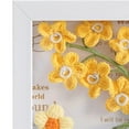 thumbnail image 6 of Crochet Flower Bouquet Photo Frame DIY Bouquets Frames Bookshelf Desktop Crocheted Yarn for Holidays Dining Room Restaurant Anniversary Cafe Yellow, 6 of 9