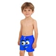 thumbnail image 4 of Pantalones cortos de bolsillo para niños con cordón elástico estampado casual traje de baño pantalones de cinco puntos, 4 of 8