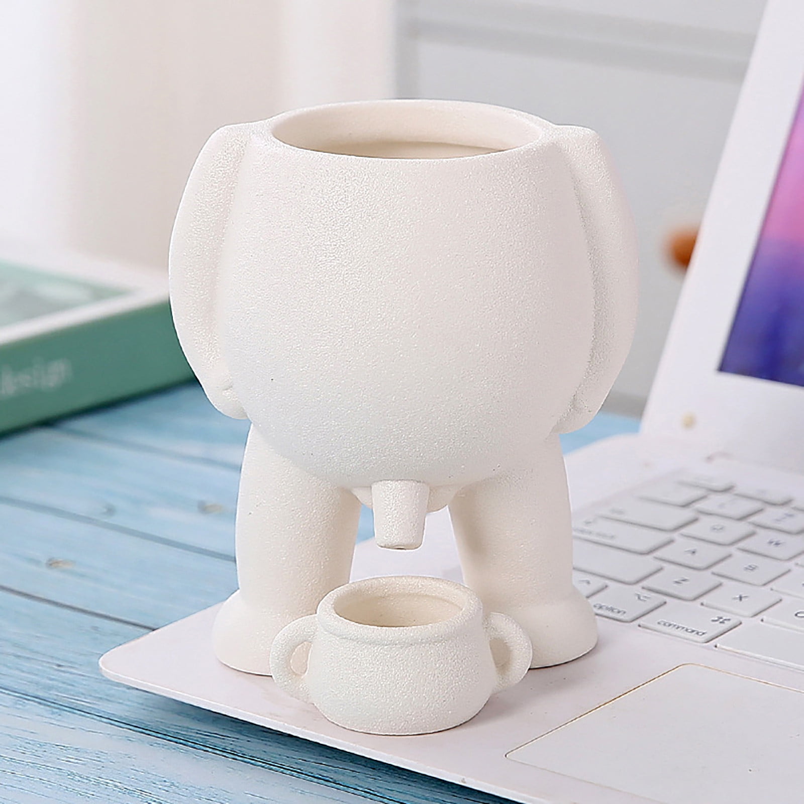 Peeing Flower Pot,Peeing Plant Pot,Novelty Planter Pots,Funny Vase Planter,Creative Garden Statue Pot Resin Crafted Home Decor