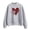 Grey, variant on Valentines Day Shirts Women, Fashion Casual Women's Warm Sweatshirt Long Sleeve O Neck Soft Love Heart Love Printed Shirt Ladies Winter Sweatshirts Womens Long Sleeve Tops Grey