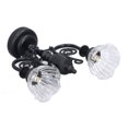 thumbnail image 1 of Double Headed Flower Design Dollhouse Chandelier, Exquisite And Elegant 1:12 Scale Miniature Ceiling Light With Vivid Details, Compatible With Dollhouse Decor, 1 of 8