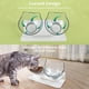 thumbnail image 5 of Comedero doble elevado para gatos, comedero inclinado 15° para gatos y perros, comedero antivómito para mascotas, comedero para mascotas con protección para el cuello., 5 of 5