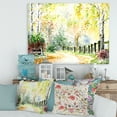 thumbnail image 2 of Designart ' Autumn Countryside The Afternoon Landscape ' Traditional Canvas Wall Art Print, 2 of 4