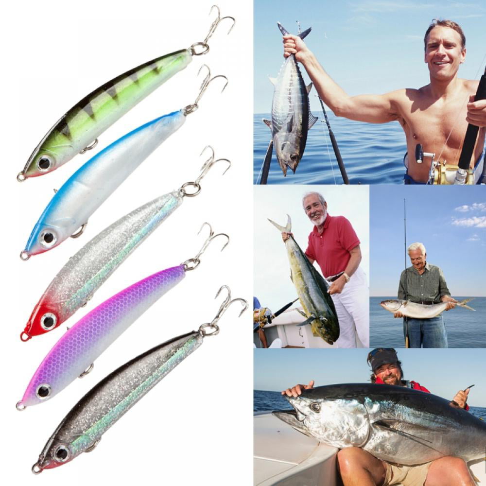 Artificial Bait Professional Quality Fishing Lures Hard Wobblers Minnow Stream 