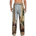thumbnail image 3 of Balery Men'S Oil Lamp Coffee Beans Pants,Sleepwear Pants,Pajama Pants,Pj Bottoms Drawstring And Pockets-Small, 3 of 9
