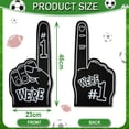 thumbnail image 5 of Kripyery Number 1 Sports Finger Cheer Props Victory Game Cheering Gesture Props for Sports Events 2Pcs Cheer Props, 5 of 7