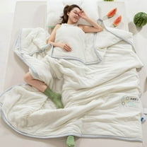 EARKITY Cooling Blankets, Cooling Comforter, Safe Fabric Light Blanket, Double Sided Cooling Quilt, Lightweight Cooling Summer Comforter, Machine Washable Cooling Blanket for Hot Sleepers