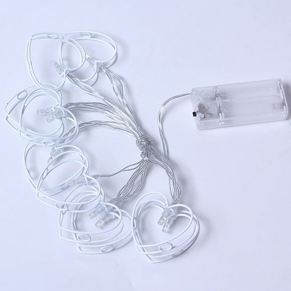 EGNMCR Light Strip, Christmas Lights 1.65M 10 Lights Warm White Lights Iron Party Decoration Strings string lights