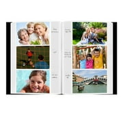 Pioneer Photo Album Bi-Directional Fabric Frame Memo Photo Album, Holds 300 4x6" Photos, 3 Per Page, Deep Black