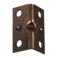 thumbnail image 2 of National Hardware V113 Series N226-282 Corner Brace, 1-1/2 in L, 3/4 in W, 3/4 in H, Steel, Antique Brass, 2 of 2