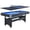 Blue Felt, variant on BravSco 6FT 2-in-1 Pool Table with Ping Pong Top, Green Felt, Full Accessories