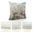 Fenyluxe Wildflower Floral Botanical Prints Pillow Covers,Colorful