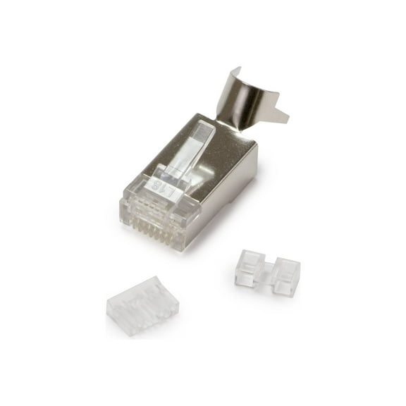 Platinum Tools 106243C Cat6A/7 STP Solid/Stranded RJ45 Connector - Pack of 10