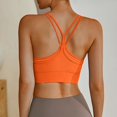 thumbnail image 5 of XFHLMJFF Breathable Bra For Women Everyday Bralette Crisscross Back Sports Padded Racerback Crop Sports Workout Yoga Gym Tank Top Stylish Underwear, 5 of 6