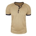 thumbnail image 2 of Ceisia Chemise à Manches Courtes pour Hommes, Cadeau d'Hiver, Décontractée, à Boutons, Col Rond - Confortable pour Usage Quotidien en Extérieur, 2 of 7